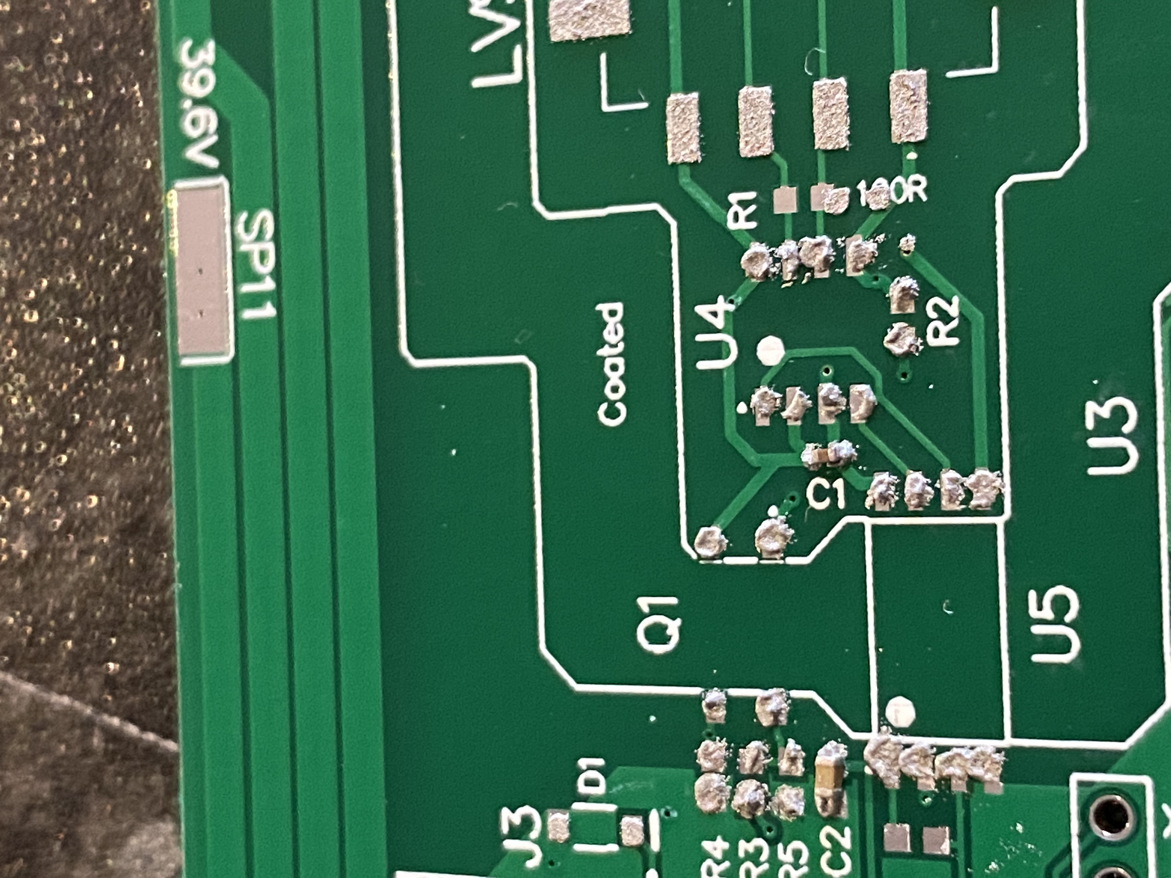 PCB — MOSFET Output Stage Detail