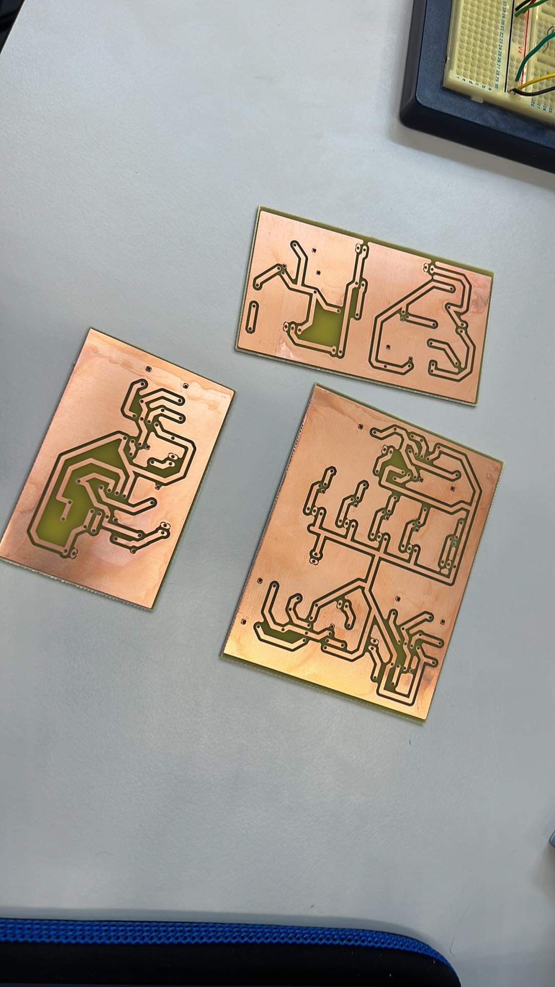 Etched PCBs — Three Board Variants